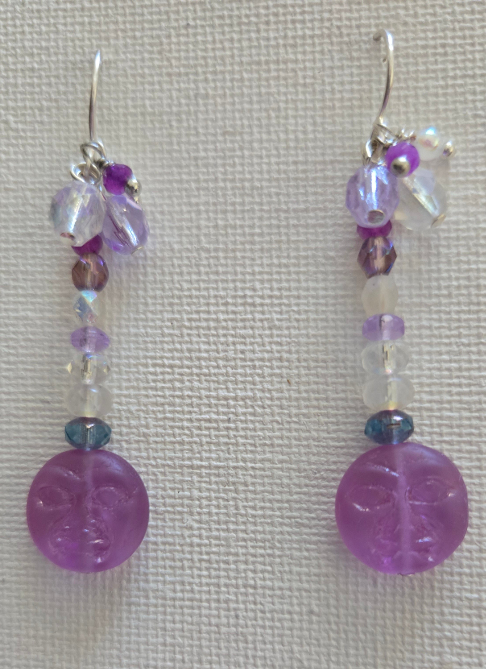 Spring moon earrings