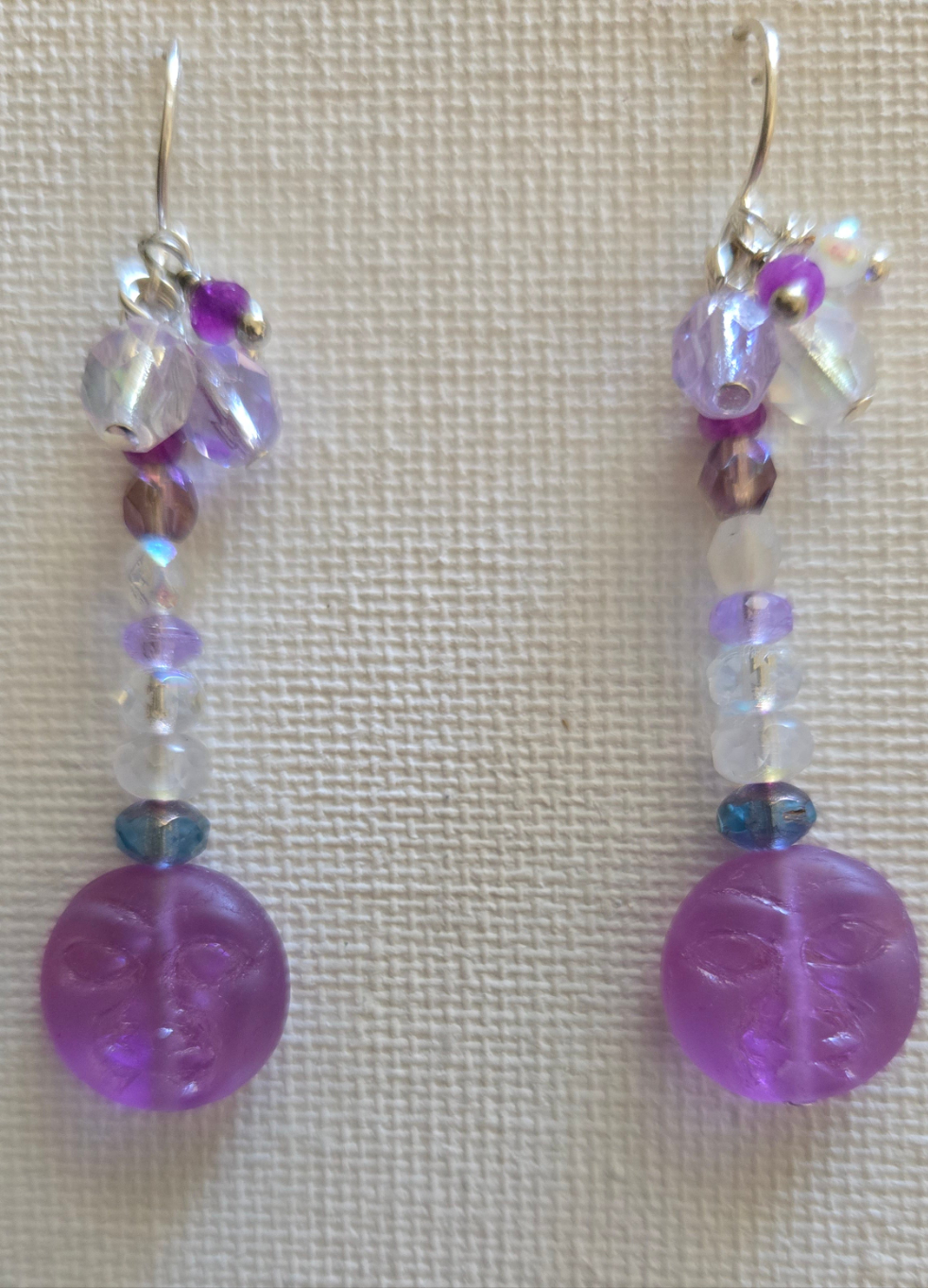 Spring moon earrings
