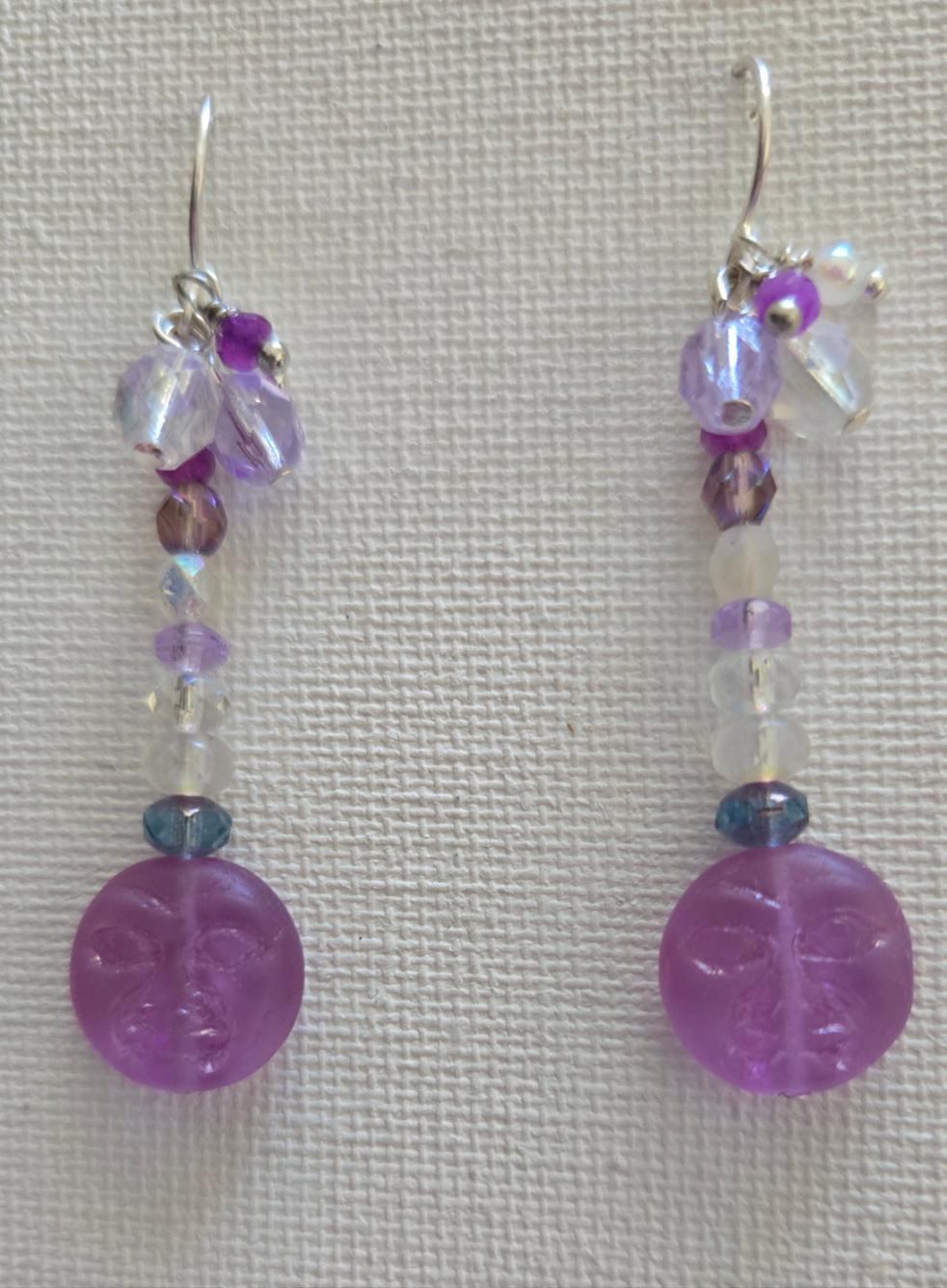 Spring moon earrings