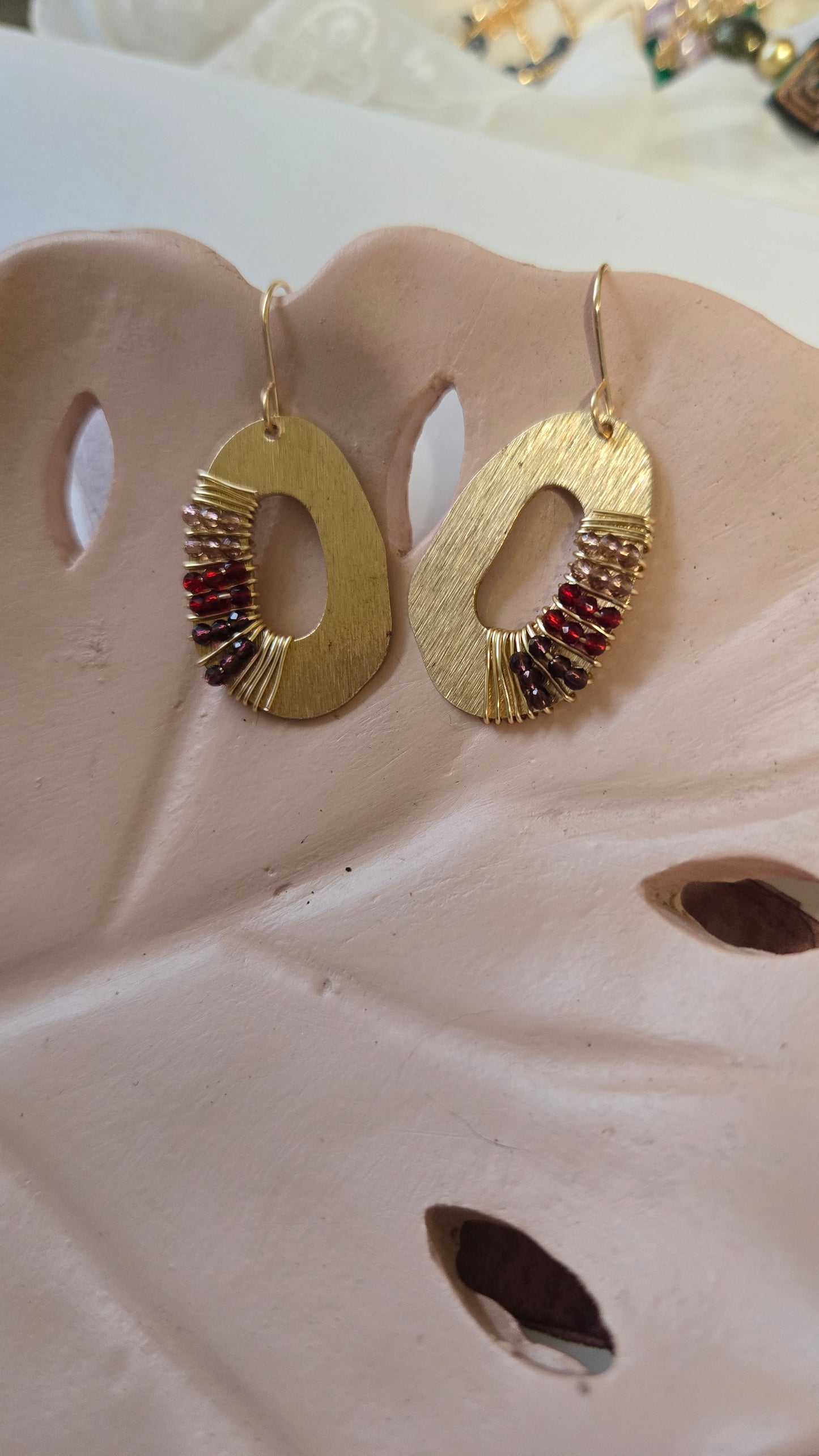 Wire wrapped hoops