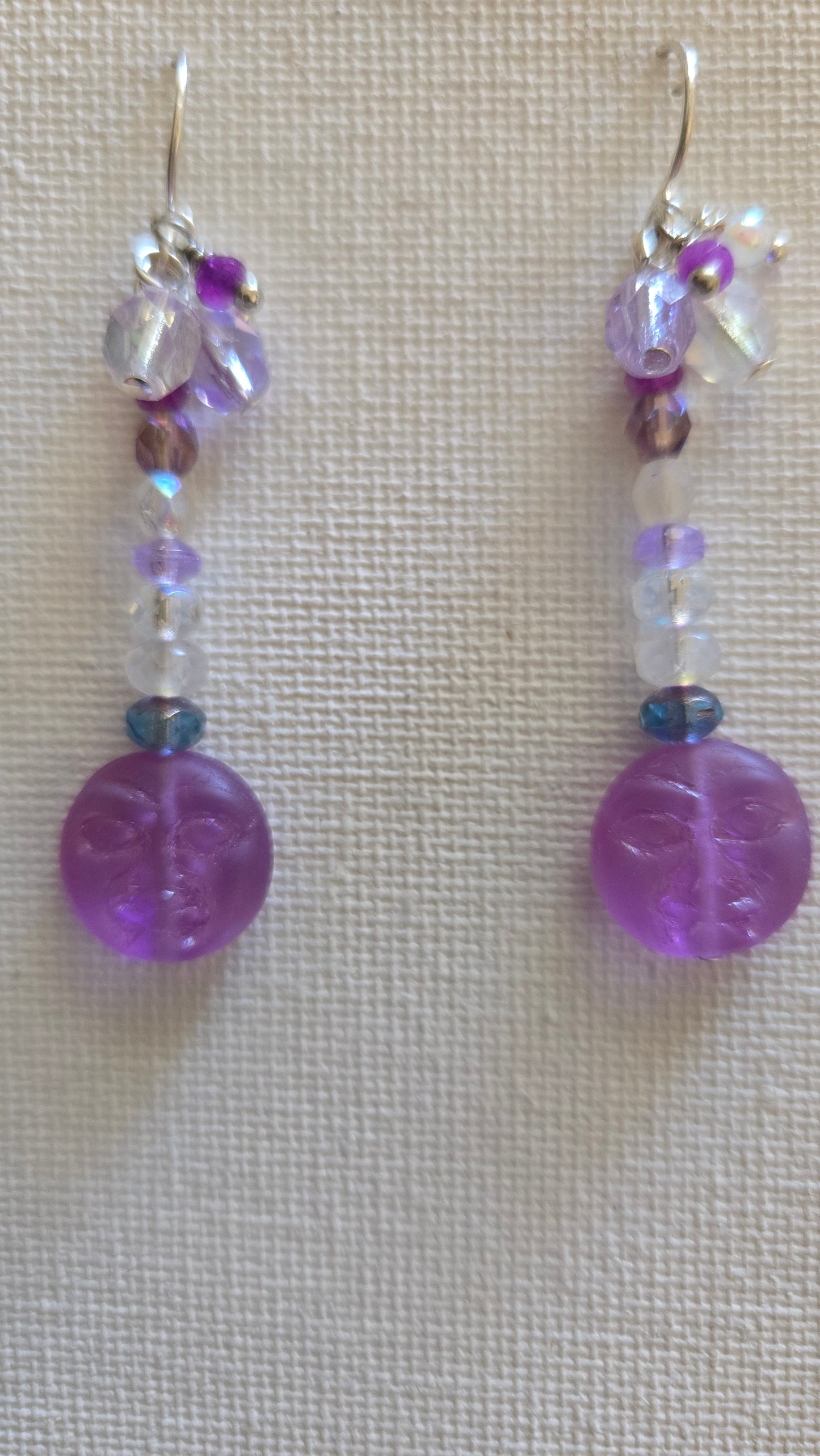 Spring moon earrings