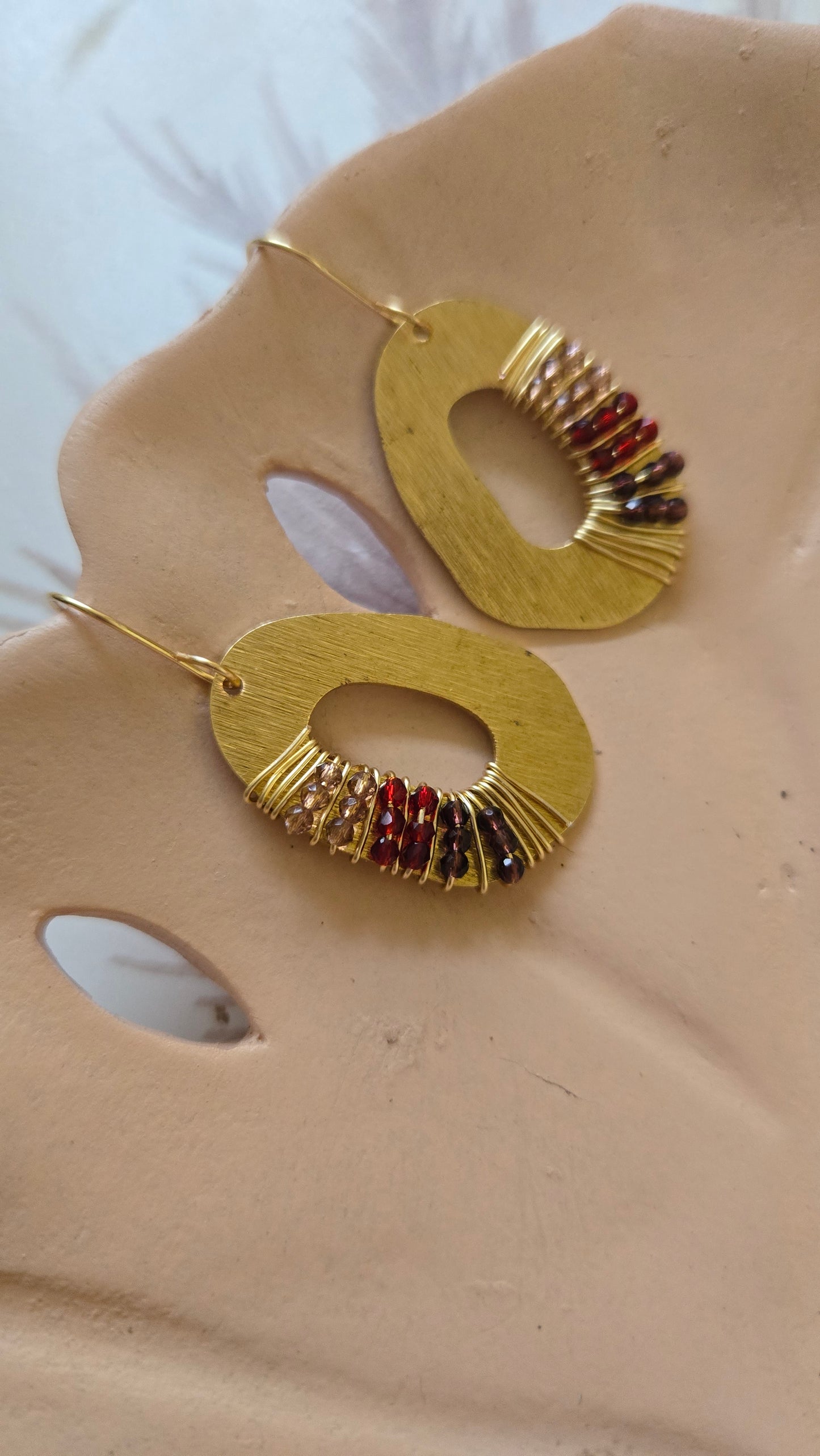 Wire wrapped hoops