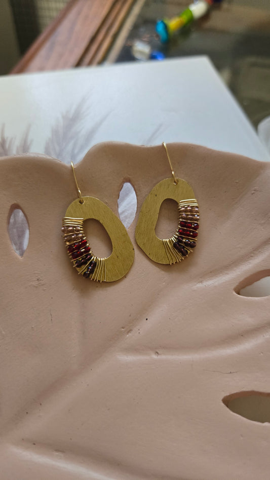Wire wrapped hoops